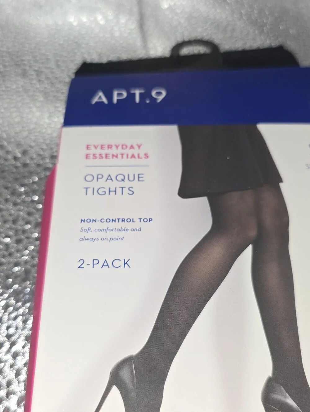 Apt. 9 Black Opaque Tights 2-Pack